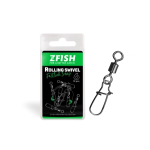 ZFISH Obratlík Rolling Swivel & Fastlock Snap 6