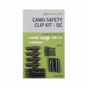 Korum Závěsky Camo Safety Clip Kit QC 4 ks