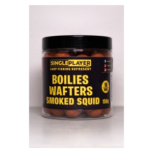 SINGLEPLAYER Boilies Wafters Smoked Squid 150g 16mm