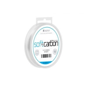 Delphin  SOFT FLR CARBON - 100% fluorocarbon - 0,185mm 2,53kg 50m