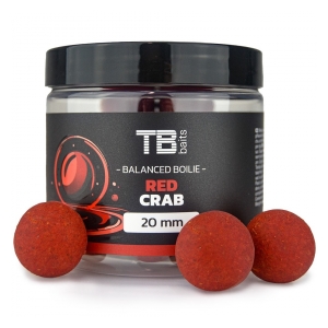 TB BAITS Vyvážené Boilie Balanced + Atraktor Red Crab 100 g - 20 mm