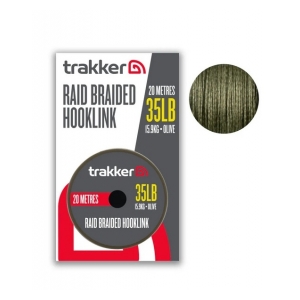 Trakker Products Návazcová šňůrka Raid Braided Hooklink 35lb, 15,9kg, 20m