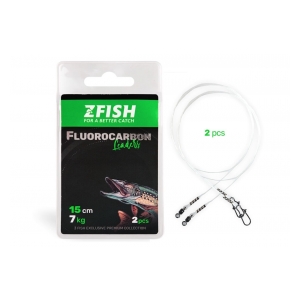 ZFISH Lanko Fluorocarbon Leader - 2ks 25cm/15Kg