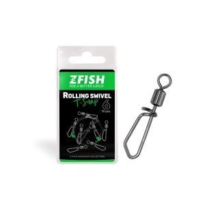 ZFISH Obratlík Rolling swivel with T Snap 6/43Kg