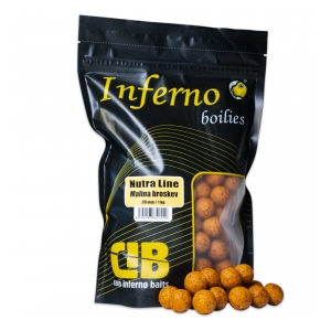 Carp Inferno Boilies Nutra Line - Malina/Broskev|20 mm 1 kg