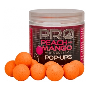 STARBAITS  Plovoucí boilies POP UP Pro Peach & Mango 50g 16mm