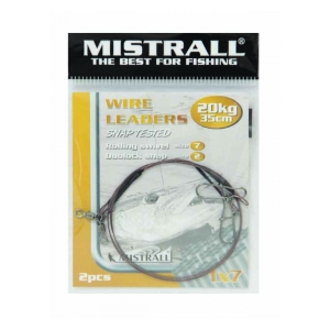 Mistrall Lanko wire 35 cm- 20kg -2ks