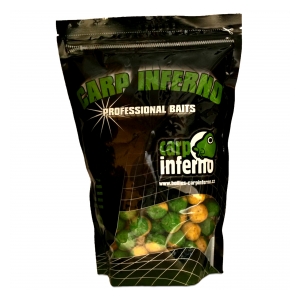 Carp Inferno Boilies Nutra line 25 mm 1 kg Chobotnice pikant (tmavě hnědá)