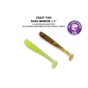 Crazy Fish Nano Minnow 1,1" 2,7cm color 6/68 smell 5