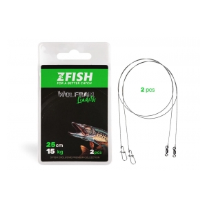 ZFISH Lanko Wolfram Leader - 2ks 25cm/15Kg