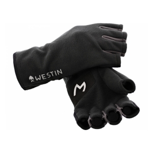 Westin Rukavice HLF FLEECE GLOVES M CARBON BLACK