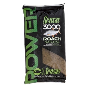 Sensas Krmítková směs 3000 Power Roach Natural (plotice) 1kg