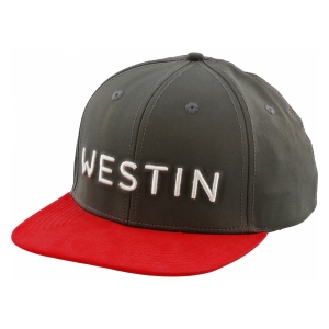 Westin Kšiltovka SMOOTH VIKING CAP ONE SIZE GREY/RED