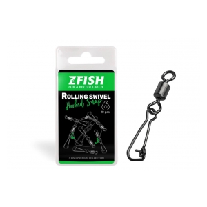 ZFISH Obratlík Rolling Swivel & Hooked Snap 8/23Kg