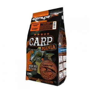 Genlog KRMNÁ SMĚS CARP MANIA STRAWBERRY-MULBERRY / JAHODA-MORUŠE 1 kg