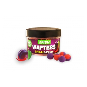 ZFISH Vyvážené Boilies Balanced Wafters 12mm Chilli-Plum