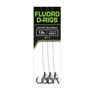 Fox International Hotové návazce Carp Ready Rigs - Fluoro D-Rig vel.4 3ks