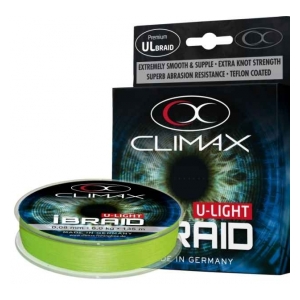 Climax Pletená šňůra iBraid U-Light neon-zelená 135m 0,04mm / 3kg